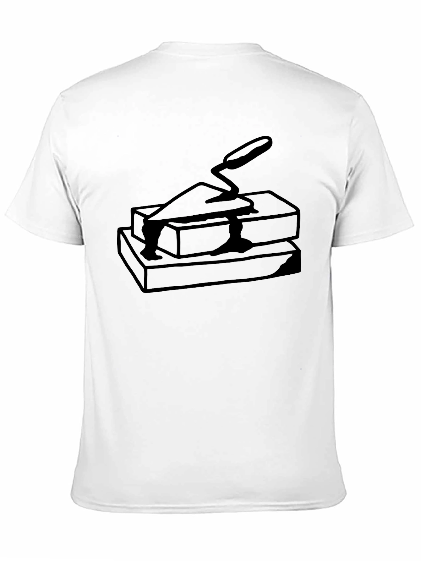 Black Bricklayer T-Shirt - Black view 11