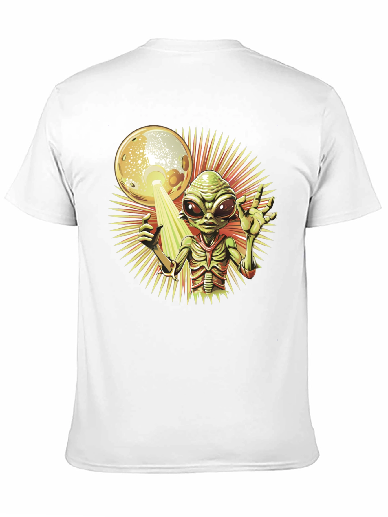 Black Alien Abduction T-Shirt - Out of This World Style view 11