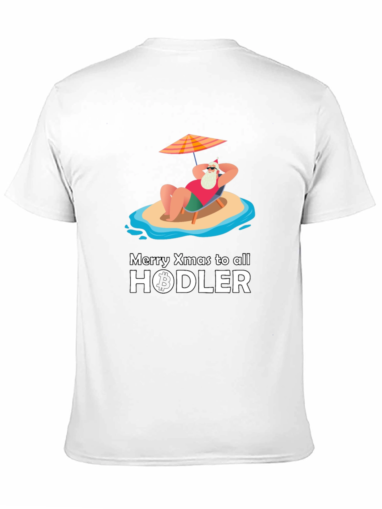Black Holiday HODLer T-Shirt - Bitcoin Christmas view 11
