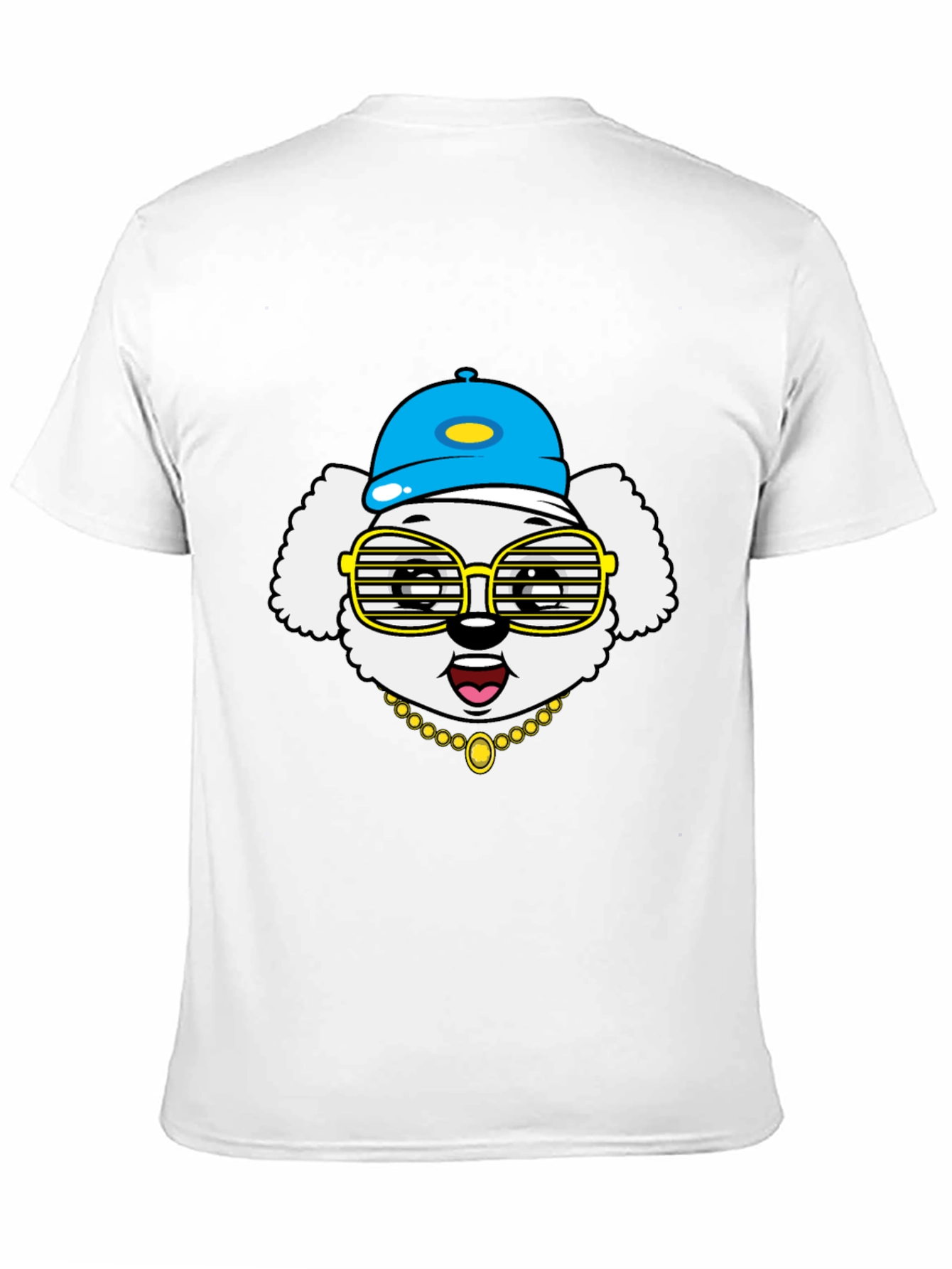 Dog Wearing Hat & Glasses T-Shirt - 11