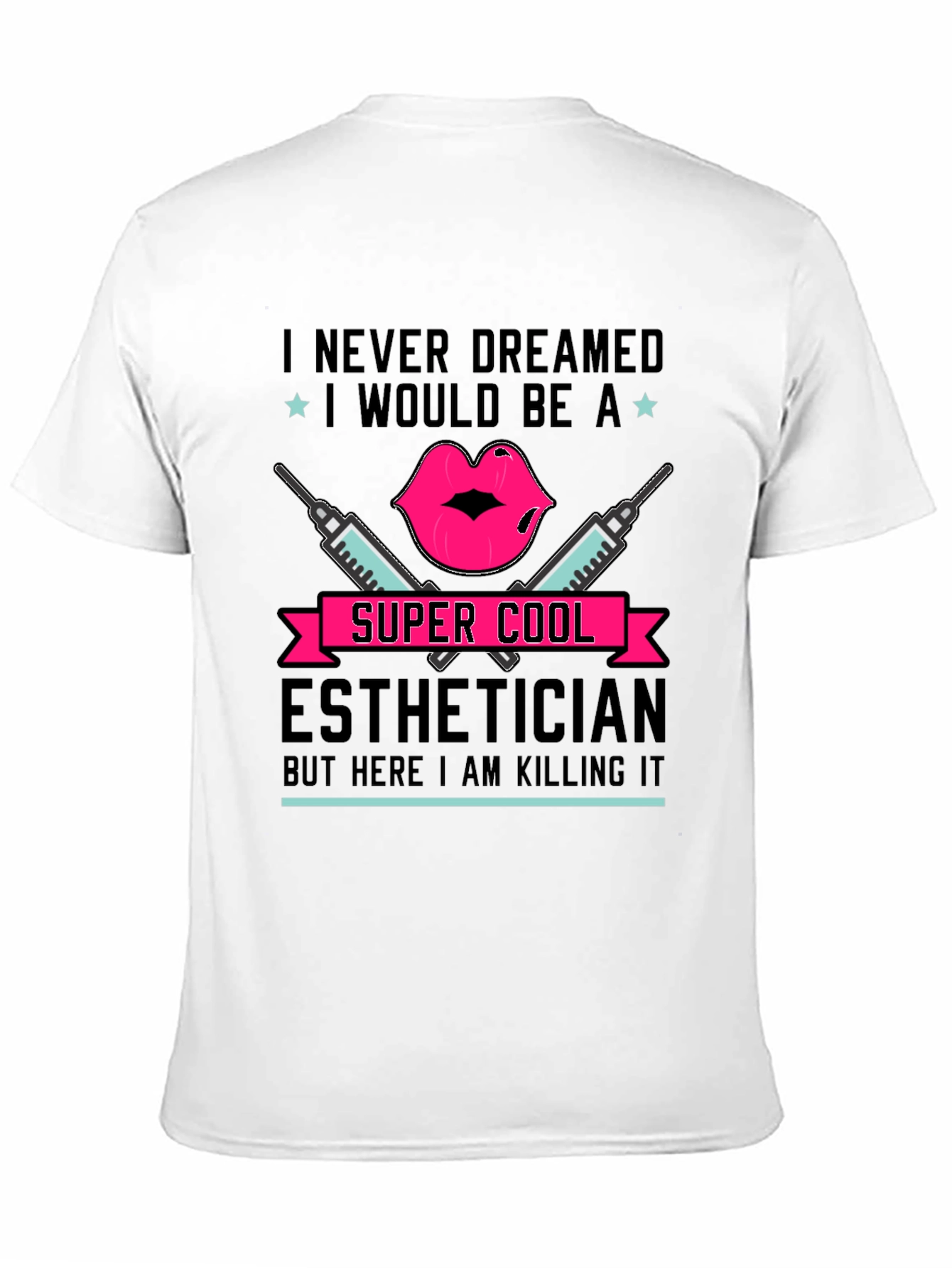 Black Cool Esthetician T-Shirt - Beauty Expert Gift view 11
