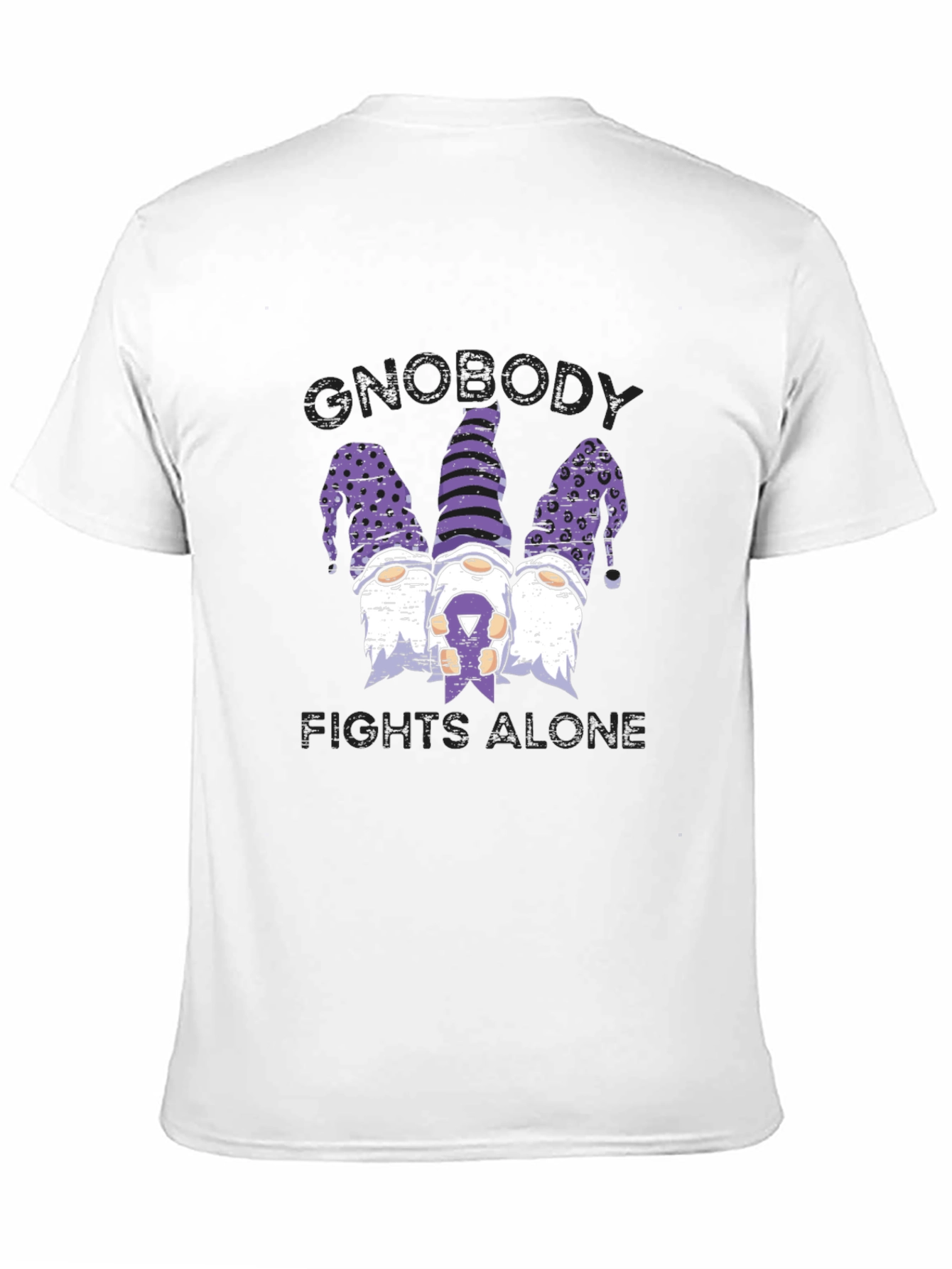 Black Gnobody Fights Alone Graphic Tee view 11
