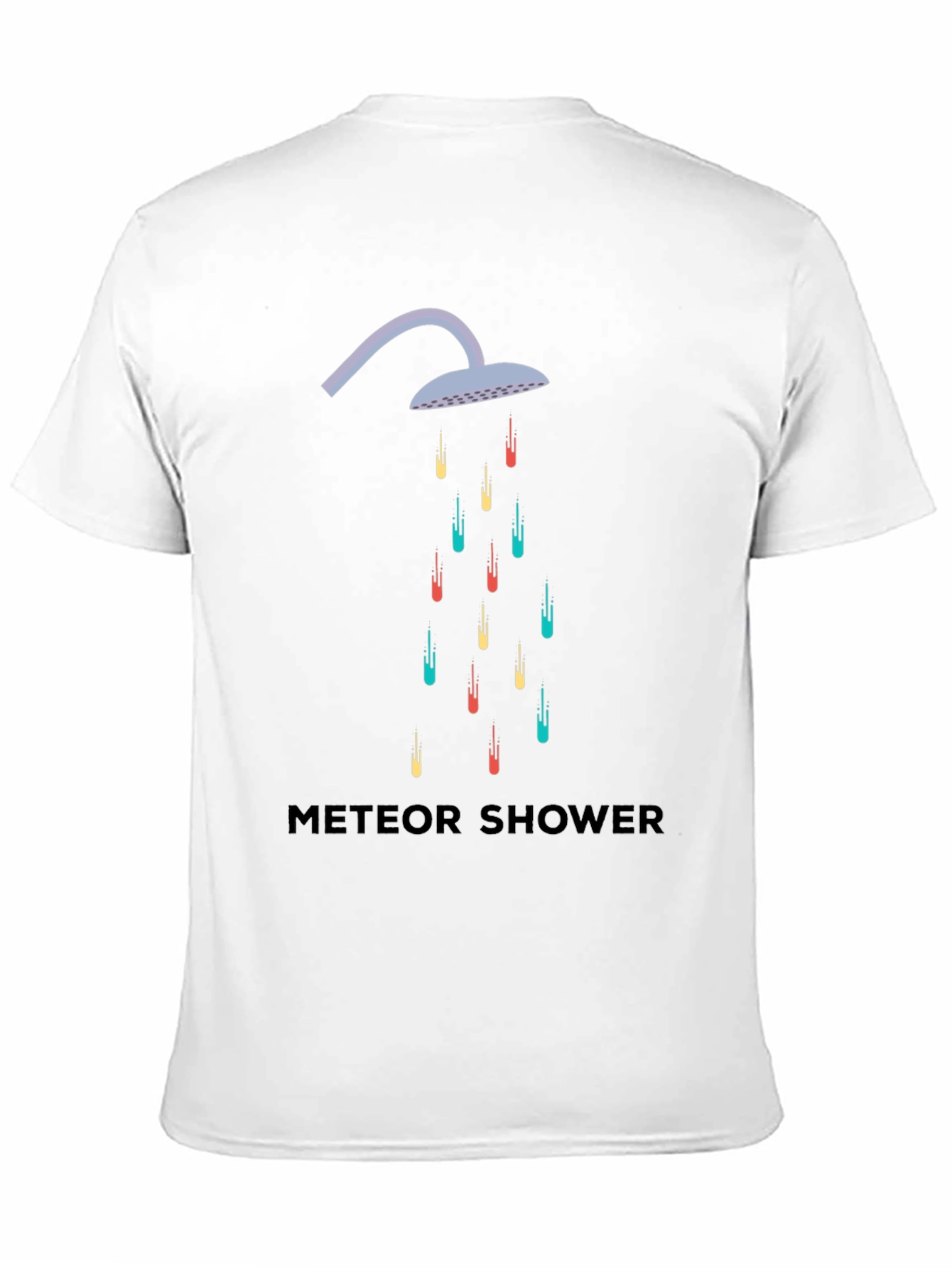 Black Meteor Shower Graphic Tee view 11