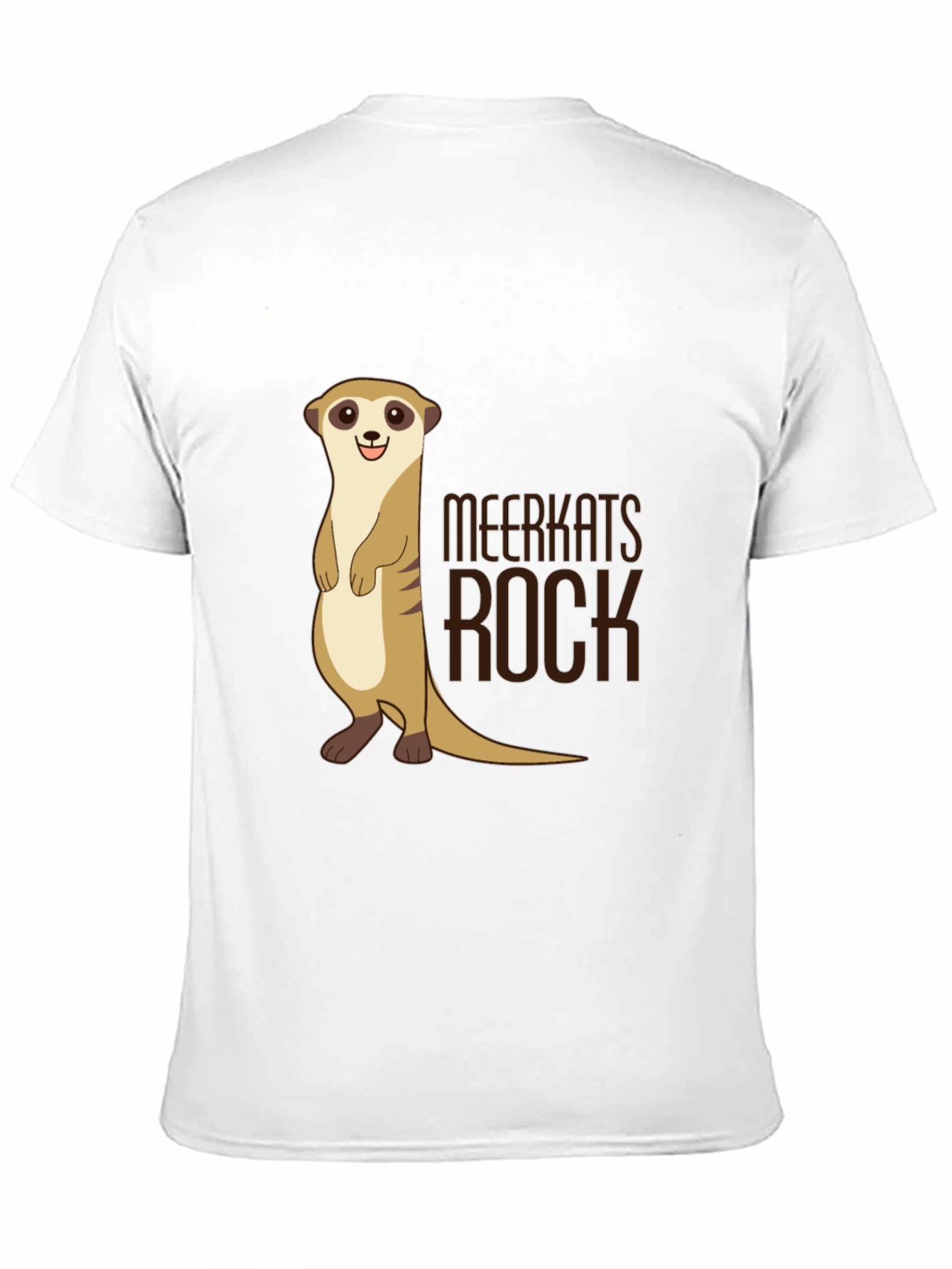 Black Meerkats Rock T-Shirt - Black Cotton Graphic Tee view 11