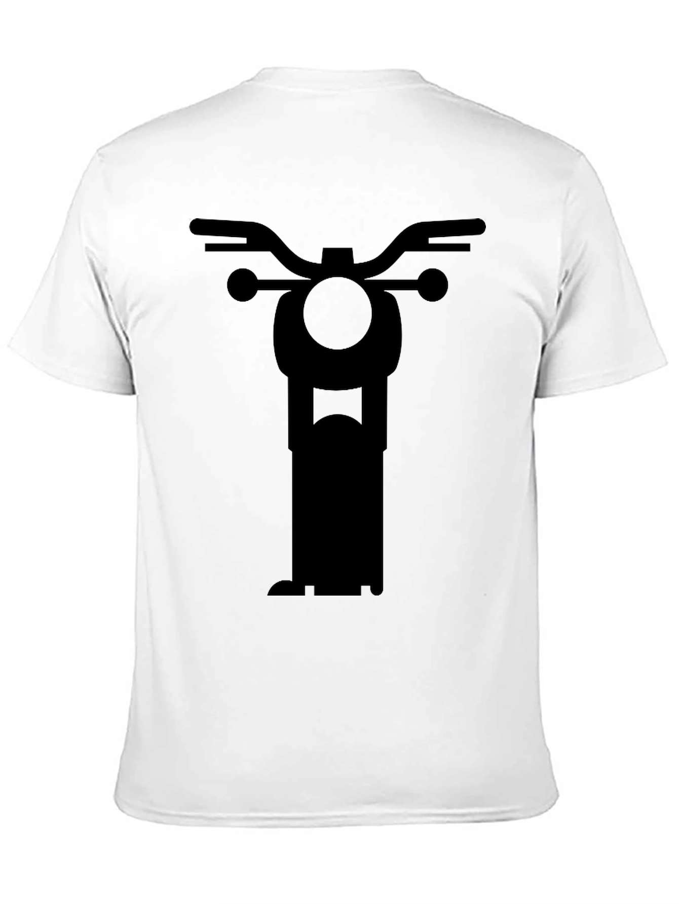 Black Motorcycle Graphic Tee - Classic Ride Style view 11