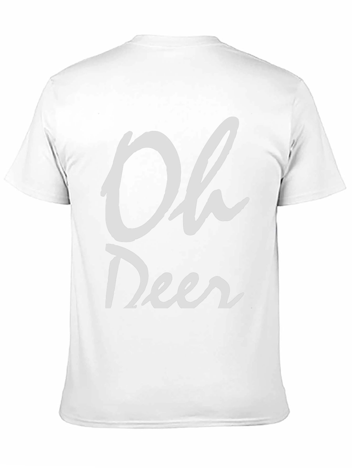 Black Oh Deer T-Shirt - Funny Graphic Tee view 11