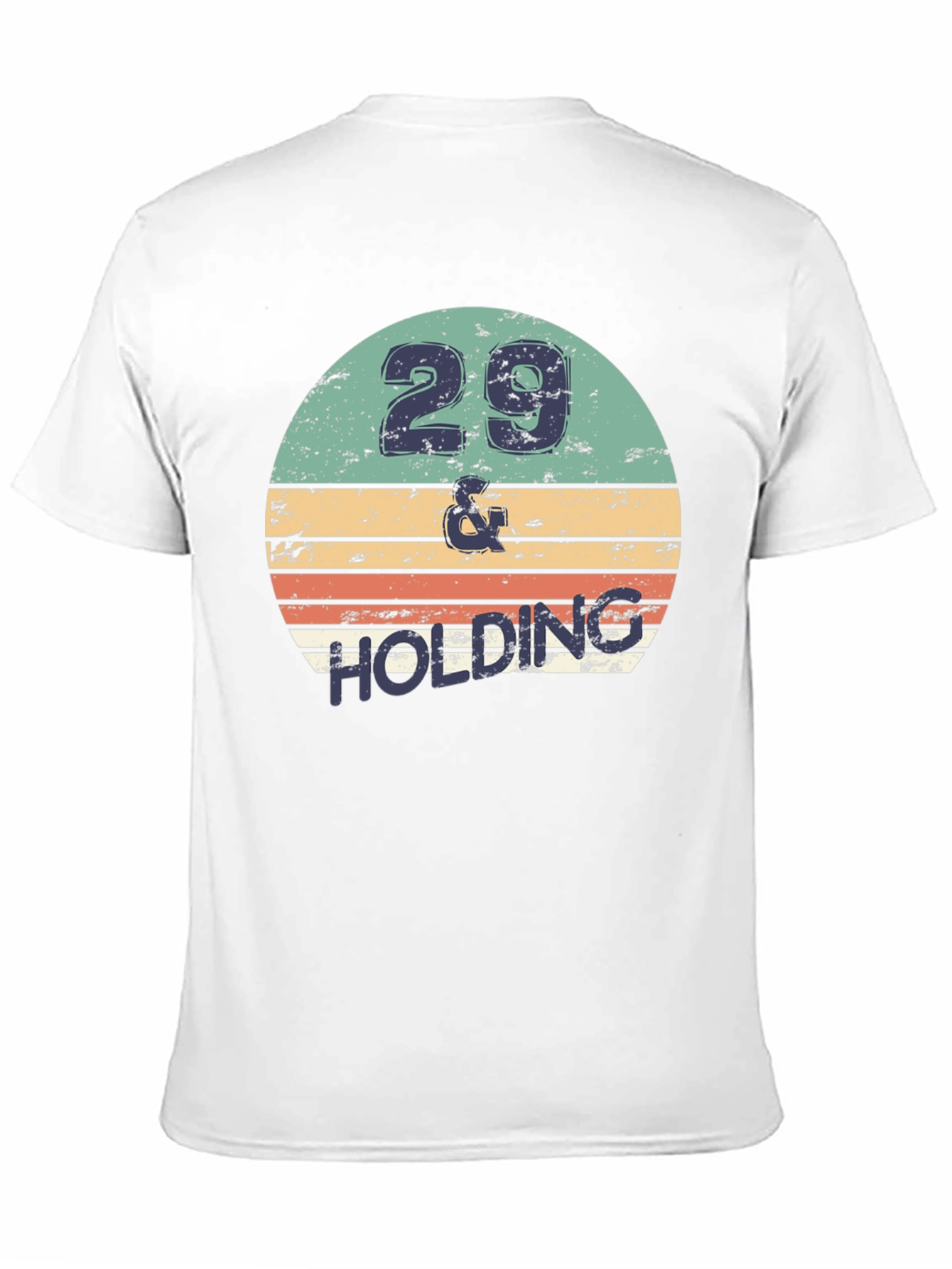 Black 29 & Holding Birthday T-Shirt Retro Design view 11