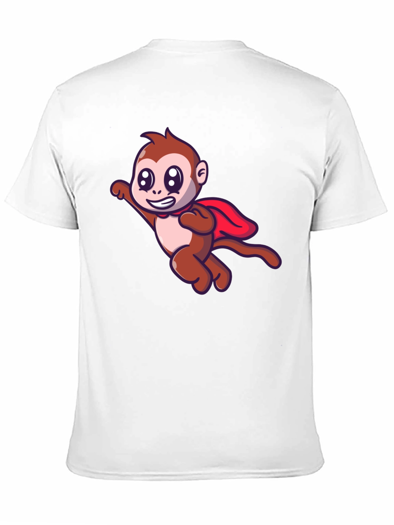 Black Superhero Monkey Black T-Shirt view 11