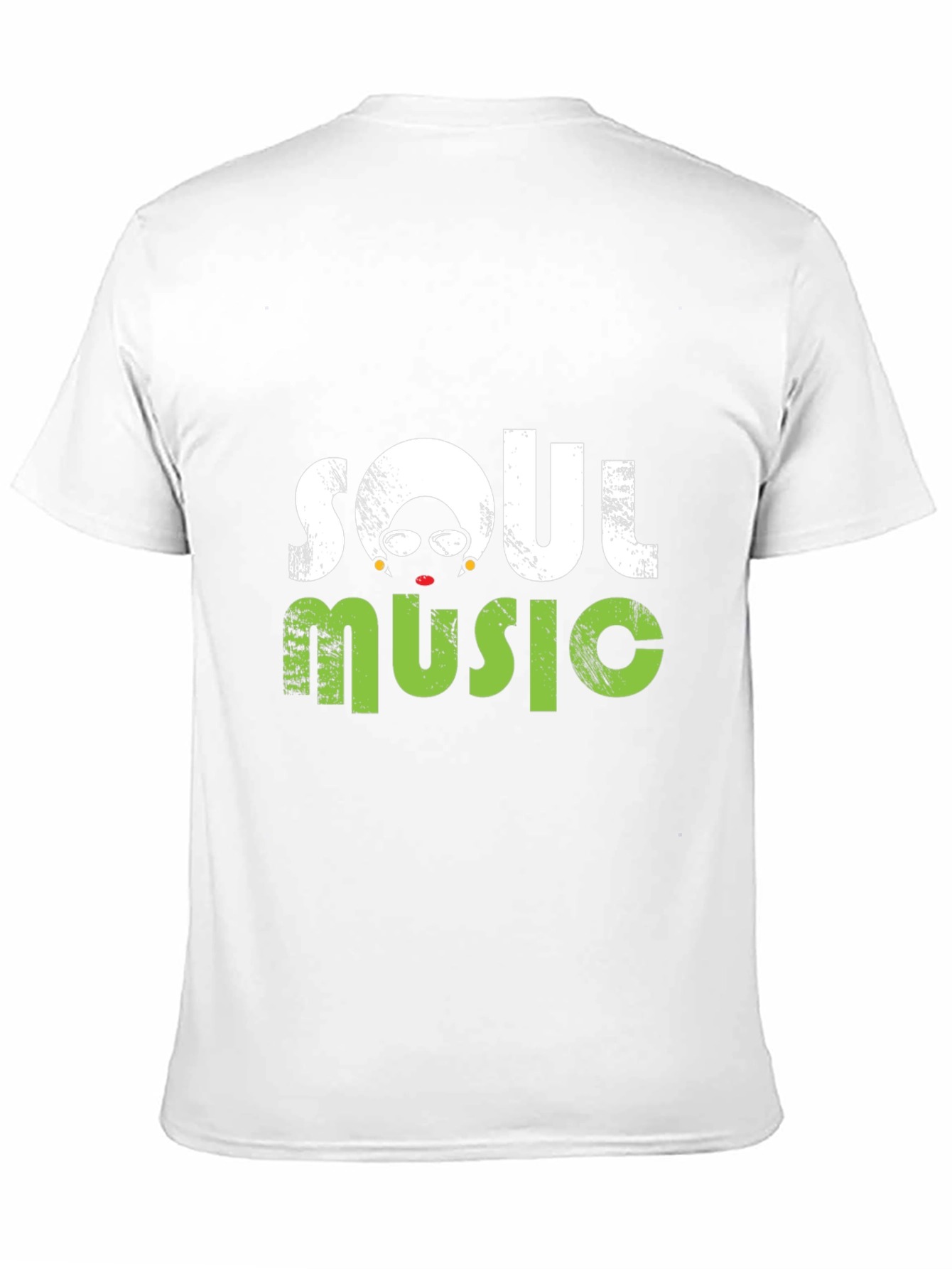 Black Soul Music Graphic Black T-Shirt view 11