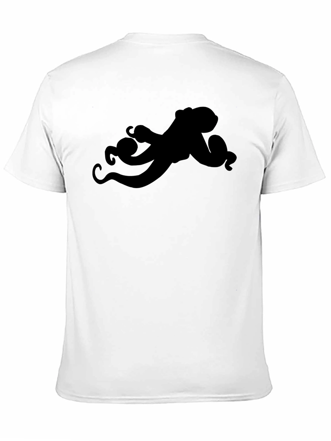 Black Black Octopus Graphic Tee - Unique Design view 11