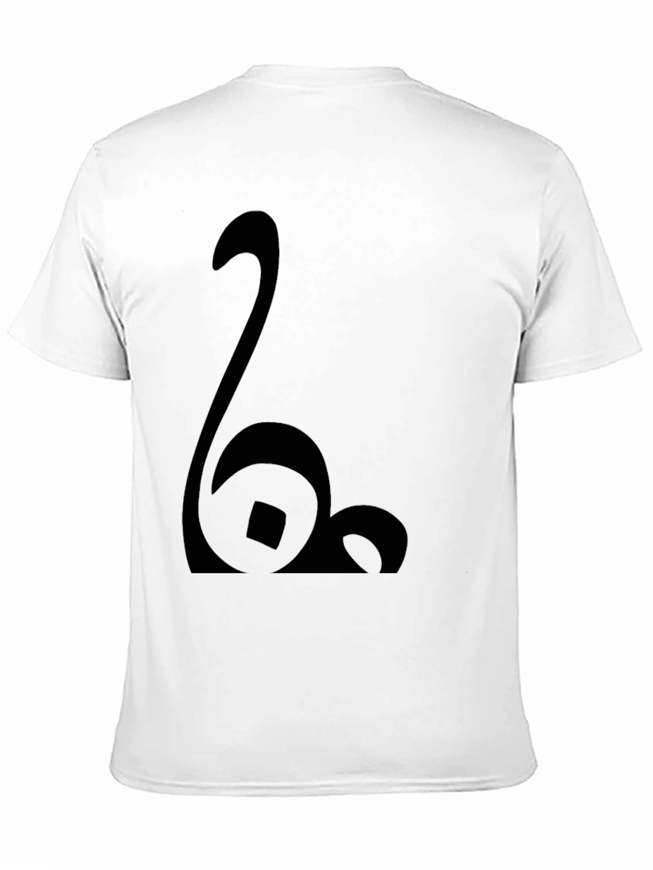 Black Modern Black Graphic Tee - Abstract Design view 11