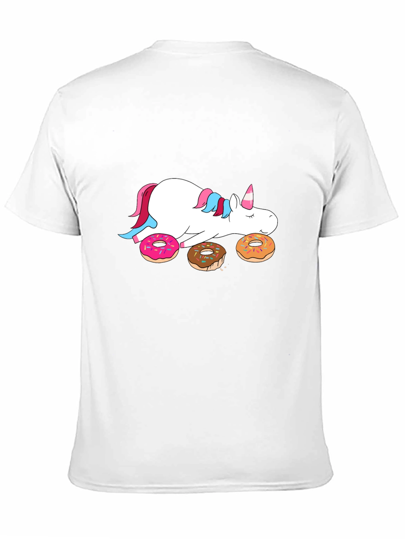 Black Unicorn Donuts T-Shirt - Whimsical Tee view 11