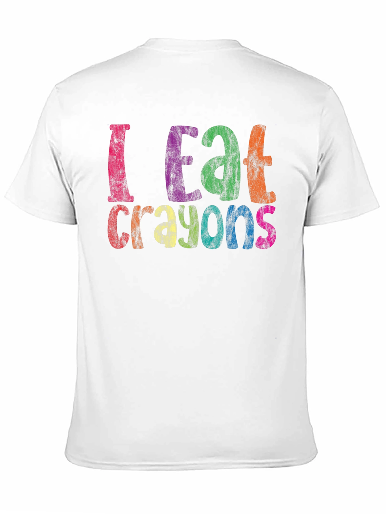 Black I Eat Crayons Funny Graphic Tee view 11