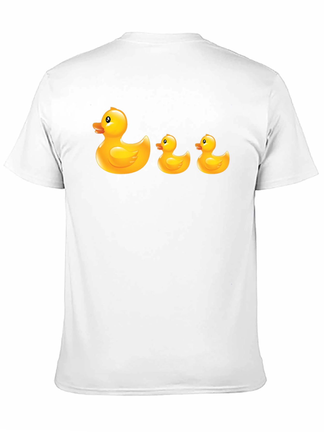 Black Rubber Duck T-Shirt - Quirky Black Cotton Tee view 11