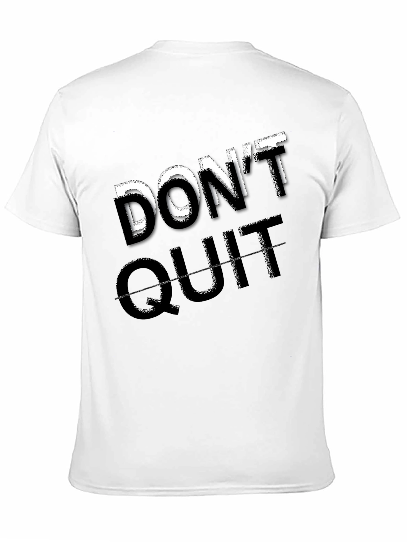 Black Don't Quit Motivational Graphic Tee view 11