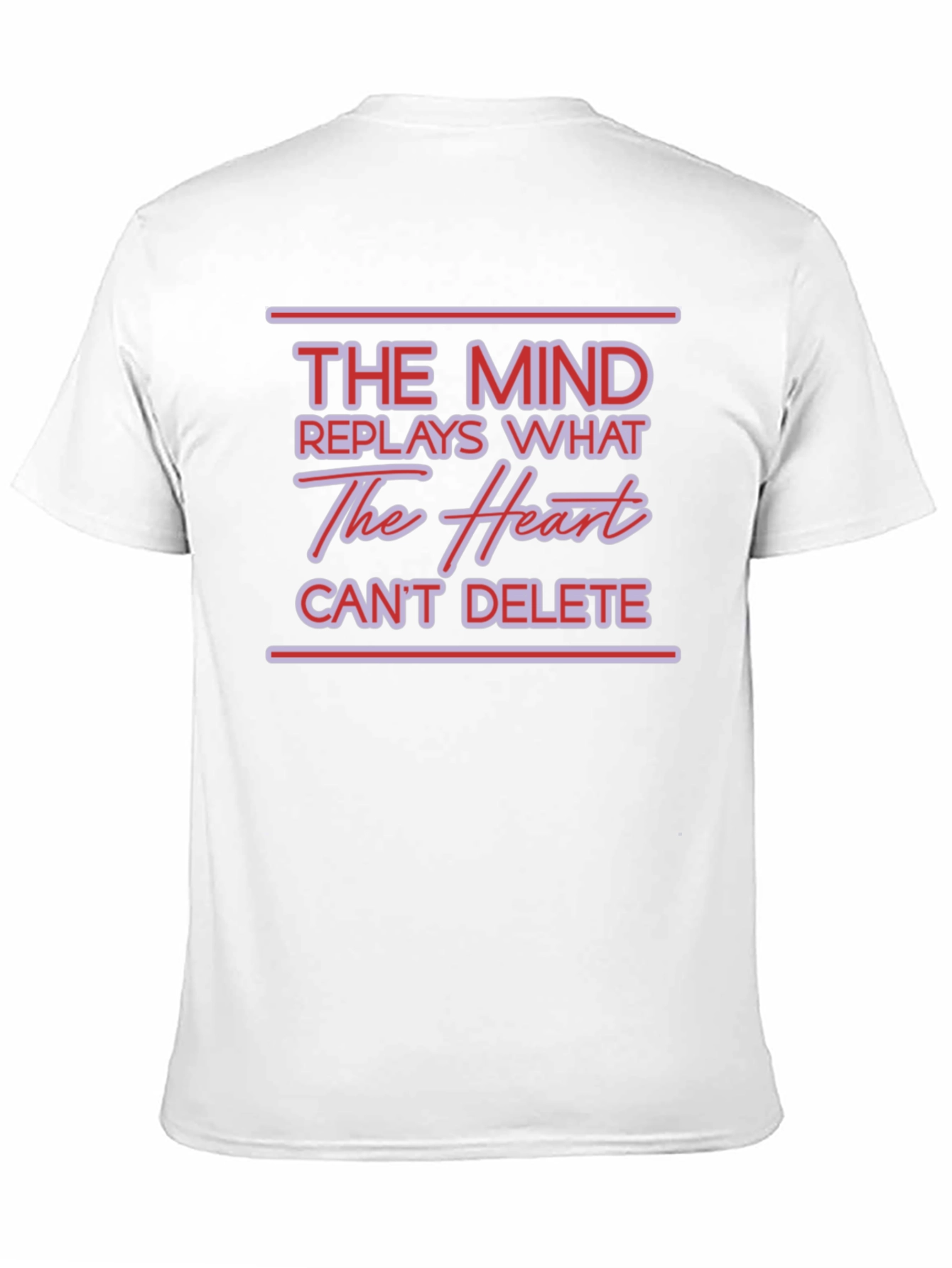 Black The Mind T-Shirt - Heart Can't Delete view 11