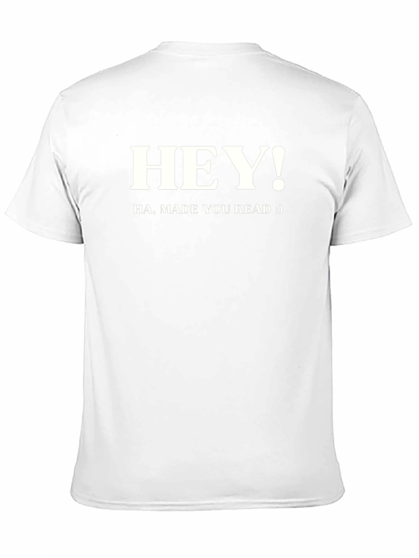 Black Hey! Read This Black Cotton Graphic Tee view 11
