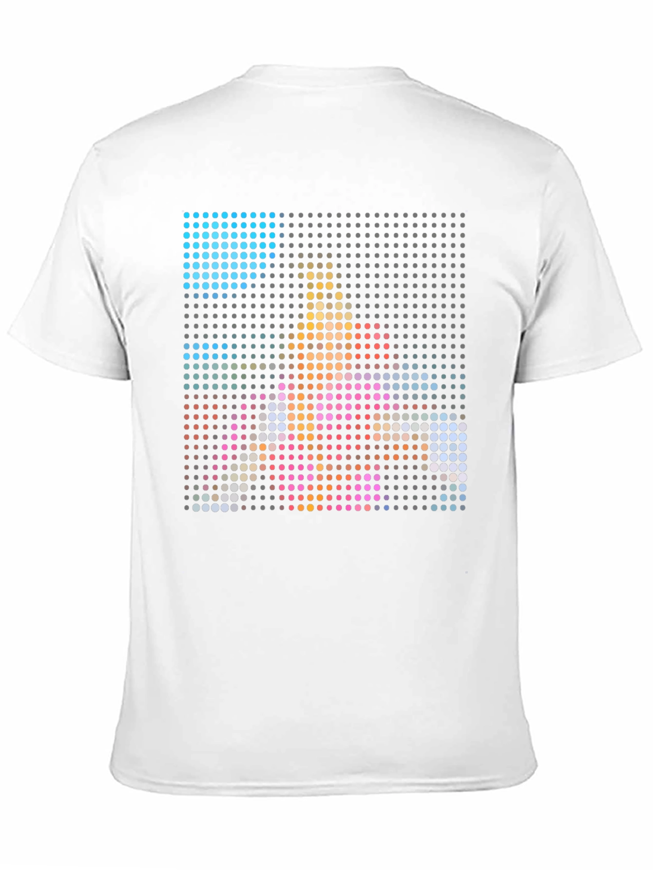 Black Pixel Art Graphic Black T-Shirt view 11