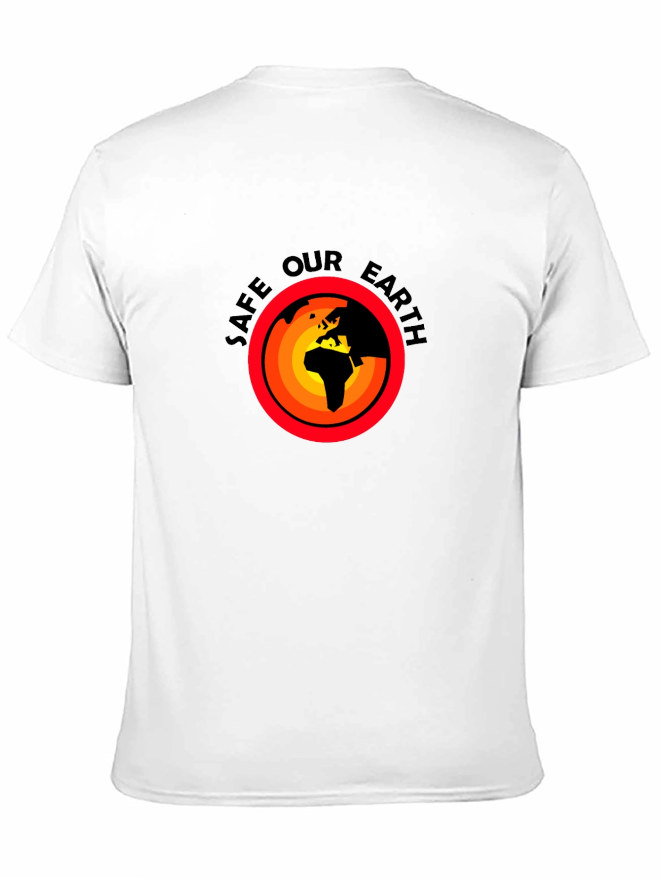 Black Save Our Earth Graphic T-Shirt view 11
