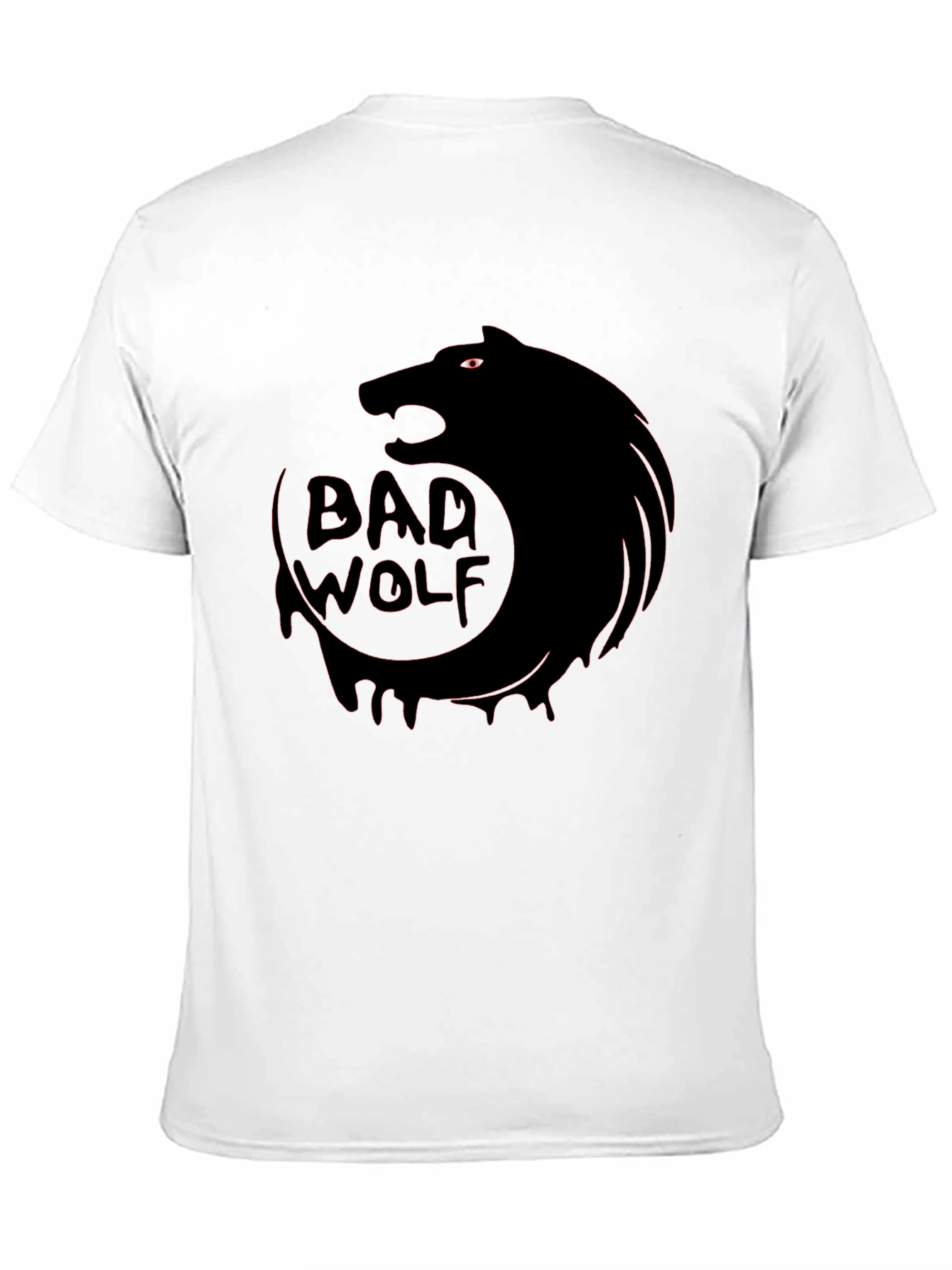 Black Bad Wolf Graphic Tee - Black T-Shirt view 11