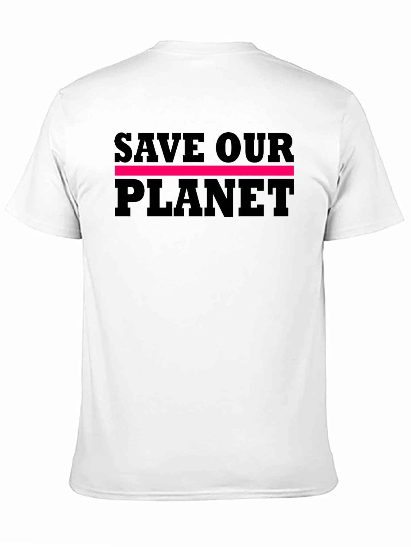 Black Save Our Planet Graphic Tee view 11