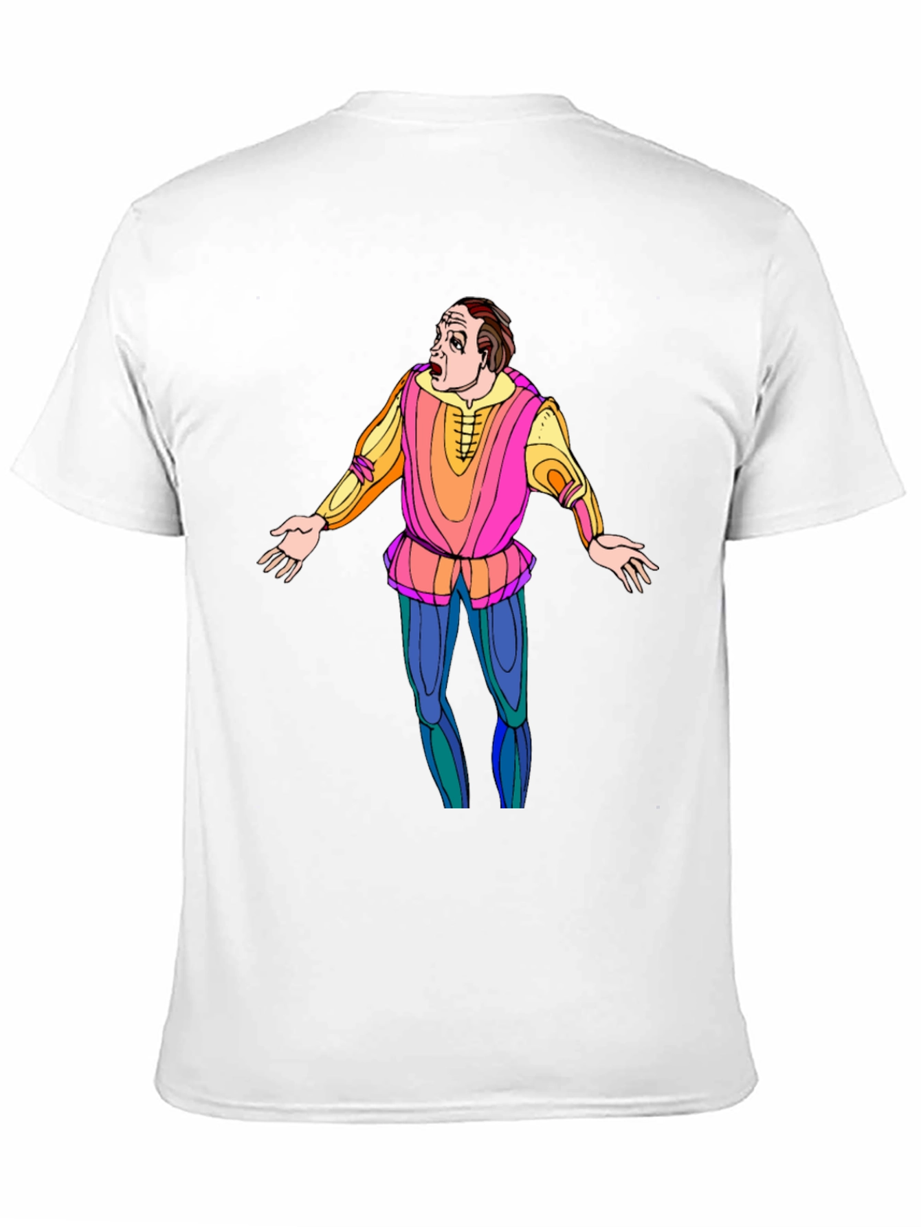 Black Opera Singer Graphic T-Shirt - Black Cotton Tee view 11