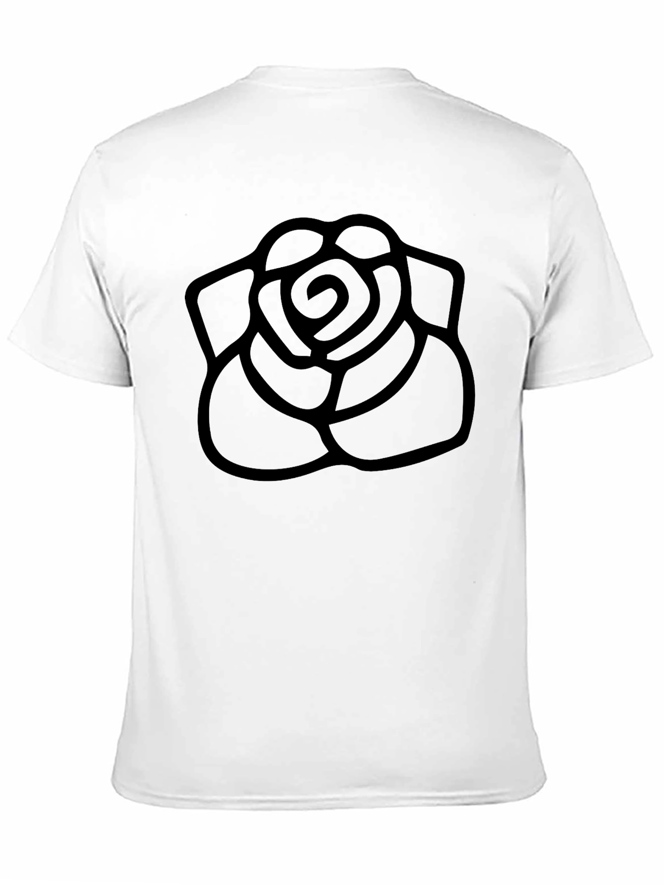 Black Black Rose Graphic Tee - Stylish Comfort view 11