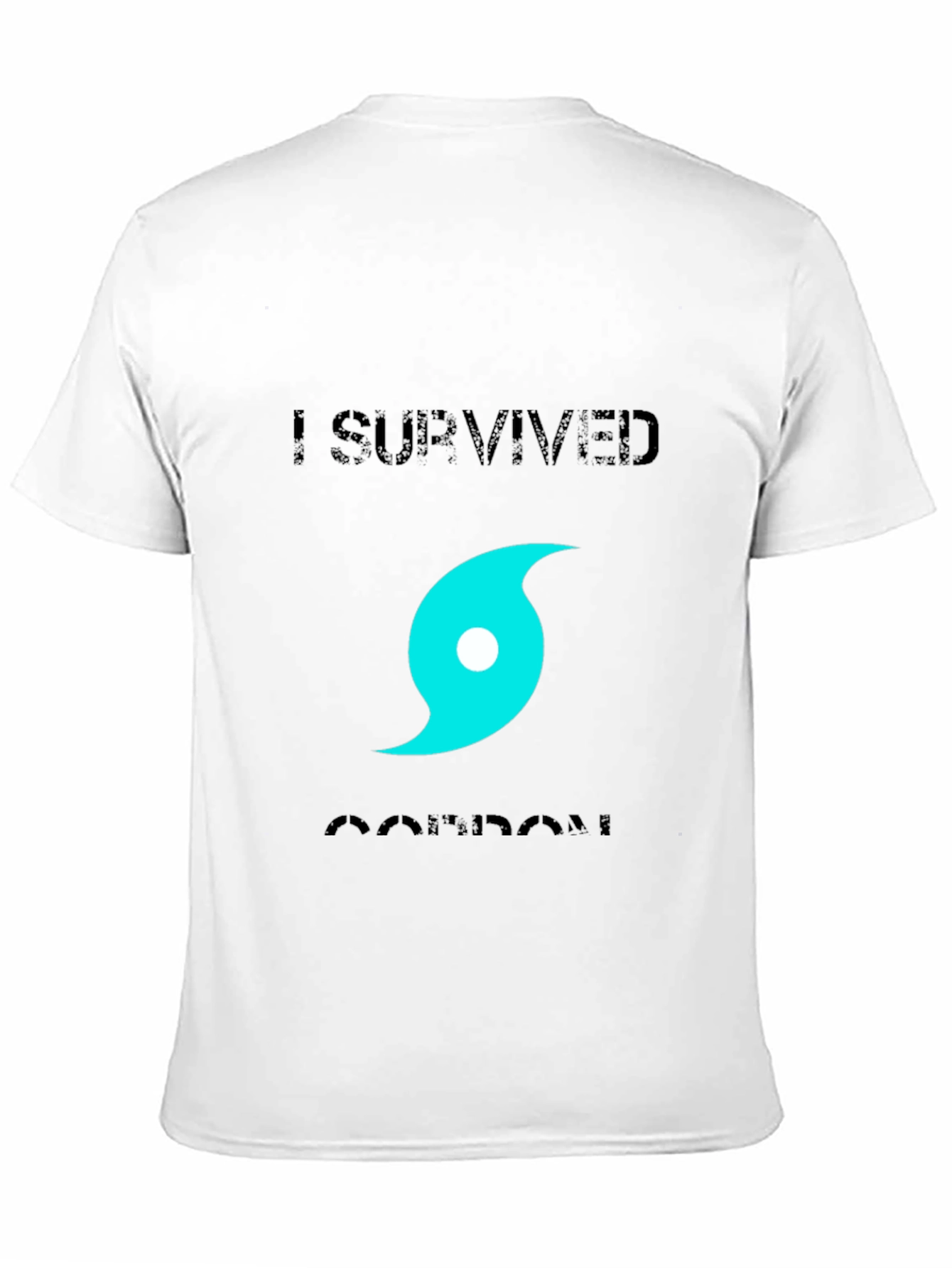 Black I Survived Hurricane T-Shirt view 11