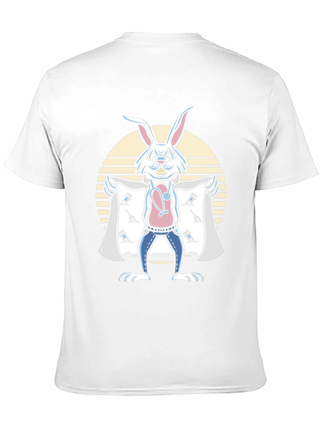 Black Rabbit Doctor Graphic Tee - Medical Humor view 11