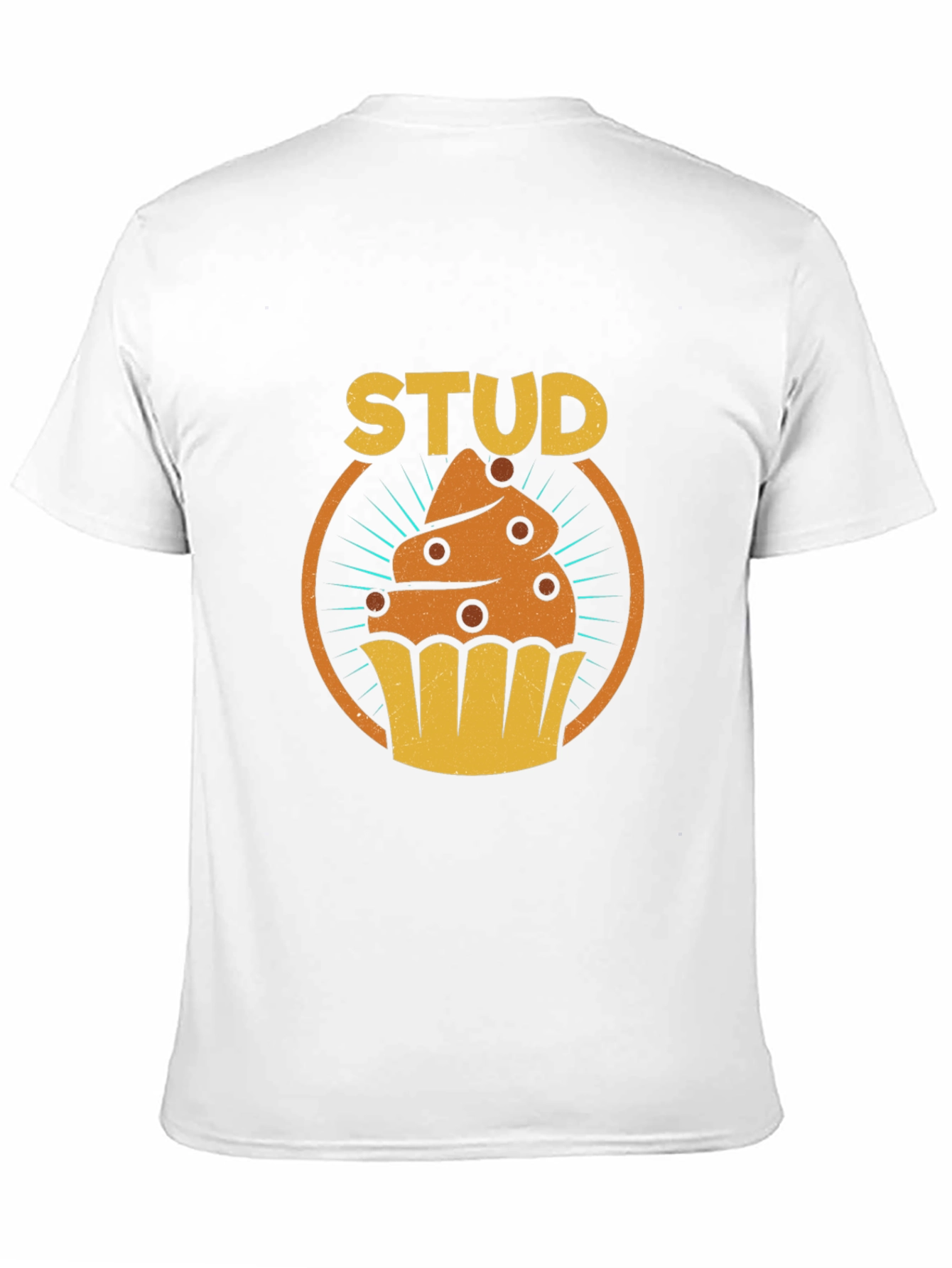 Black Stud Muffin Graphic Tee - Novelty Men's T-Shirt view 11