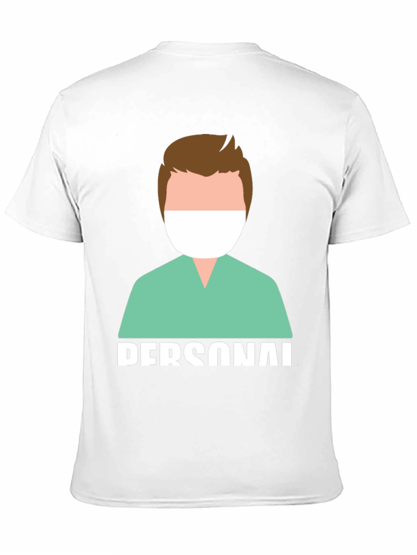 Black Personal Medical Staff T-Shirt view 11