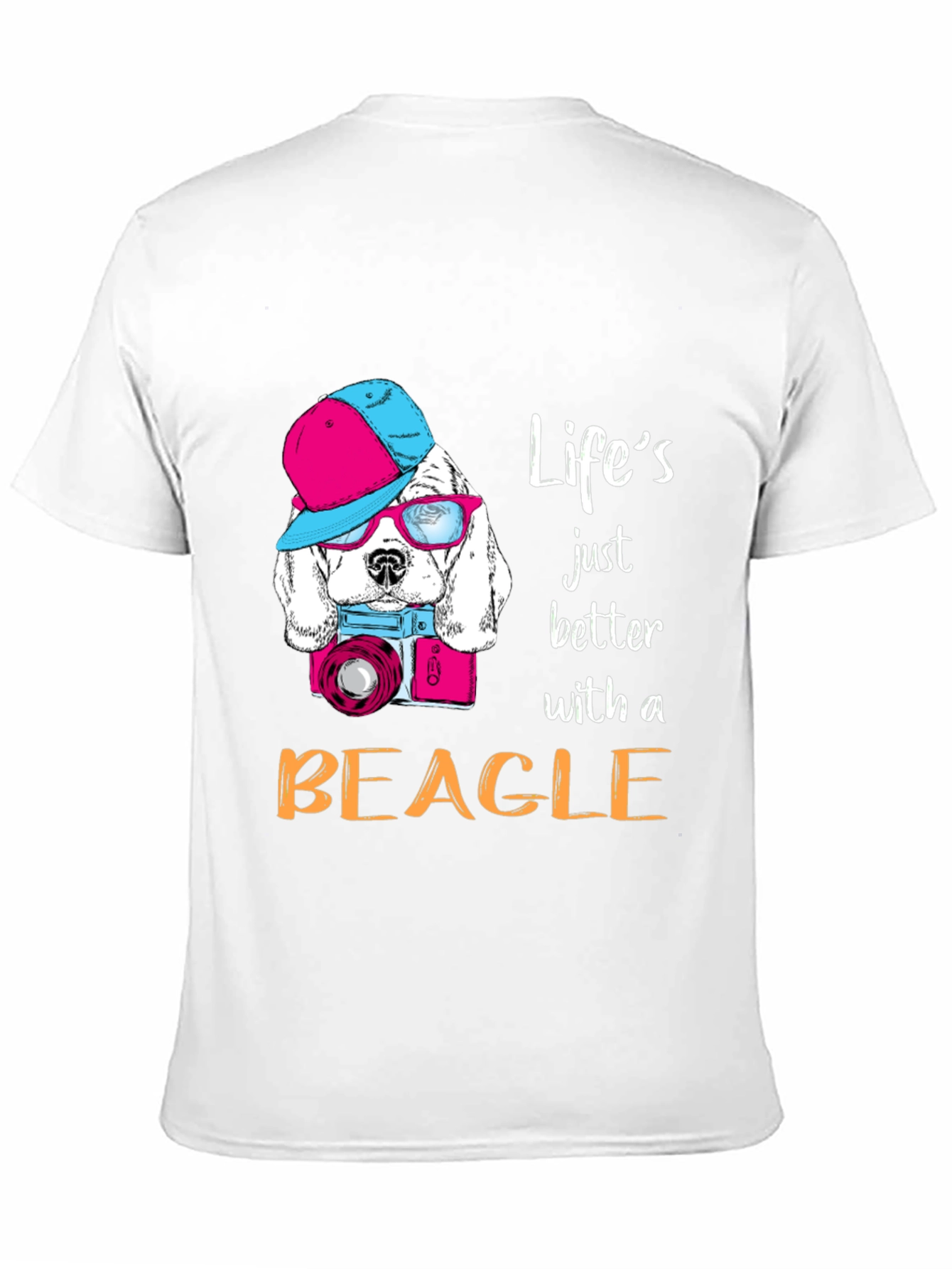 Black Beagle Lover T-Shirt: Life's Better with a Beagle! view 11
