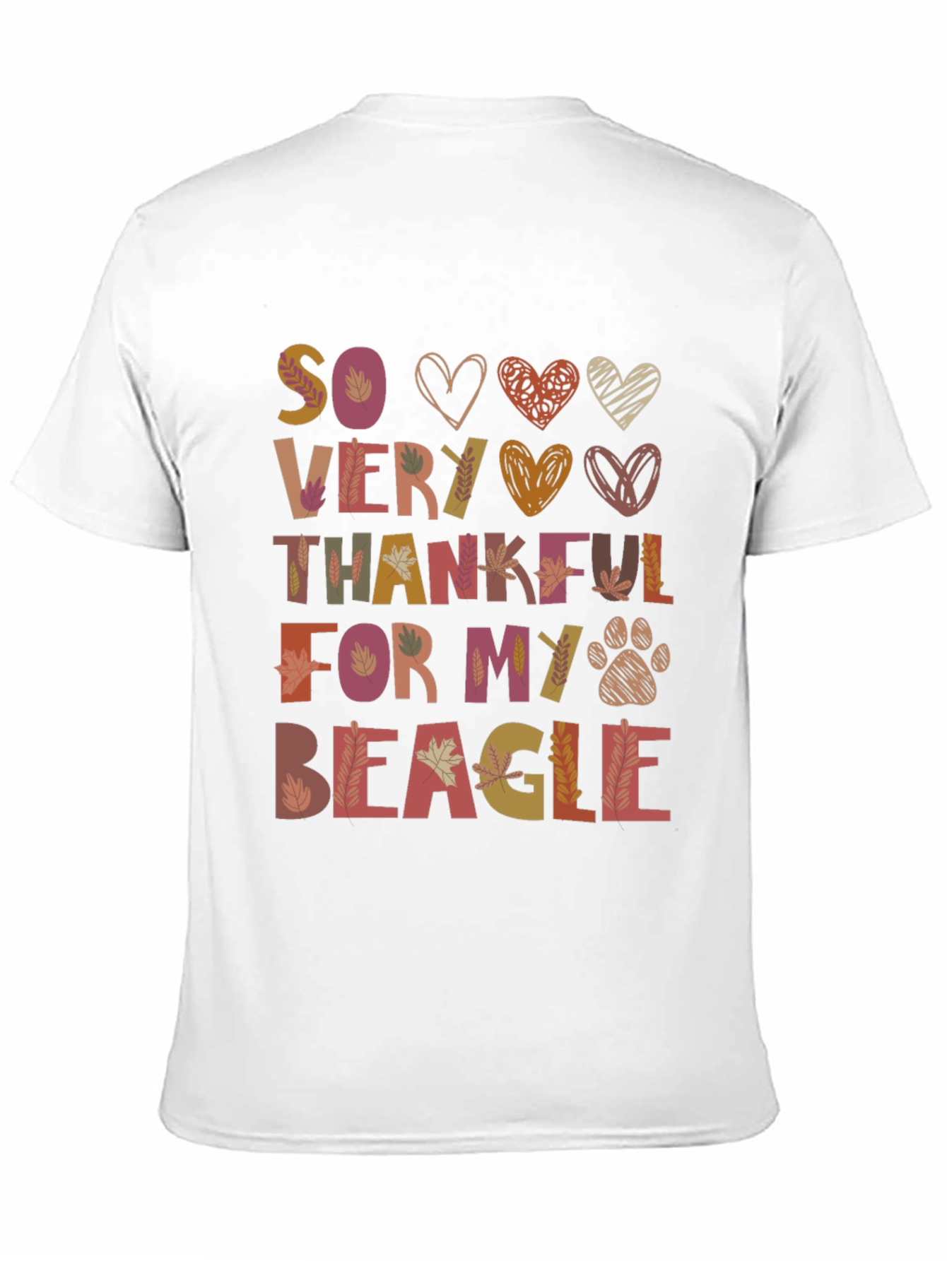 Black So Very Thankful For My Beagle T-Shirt view 11