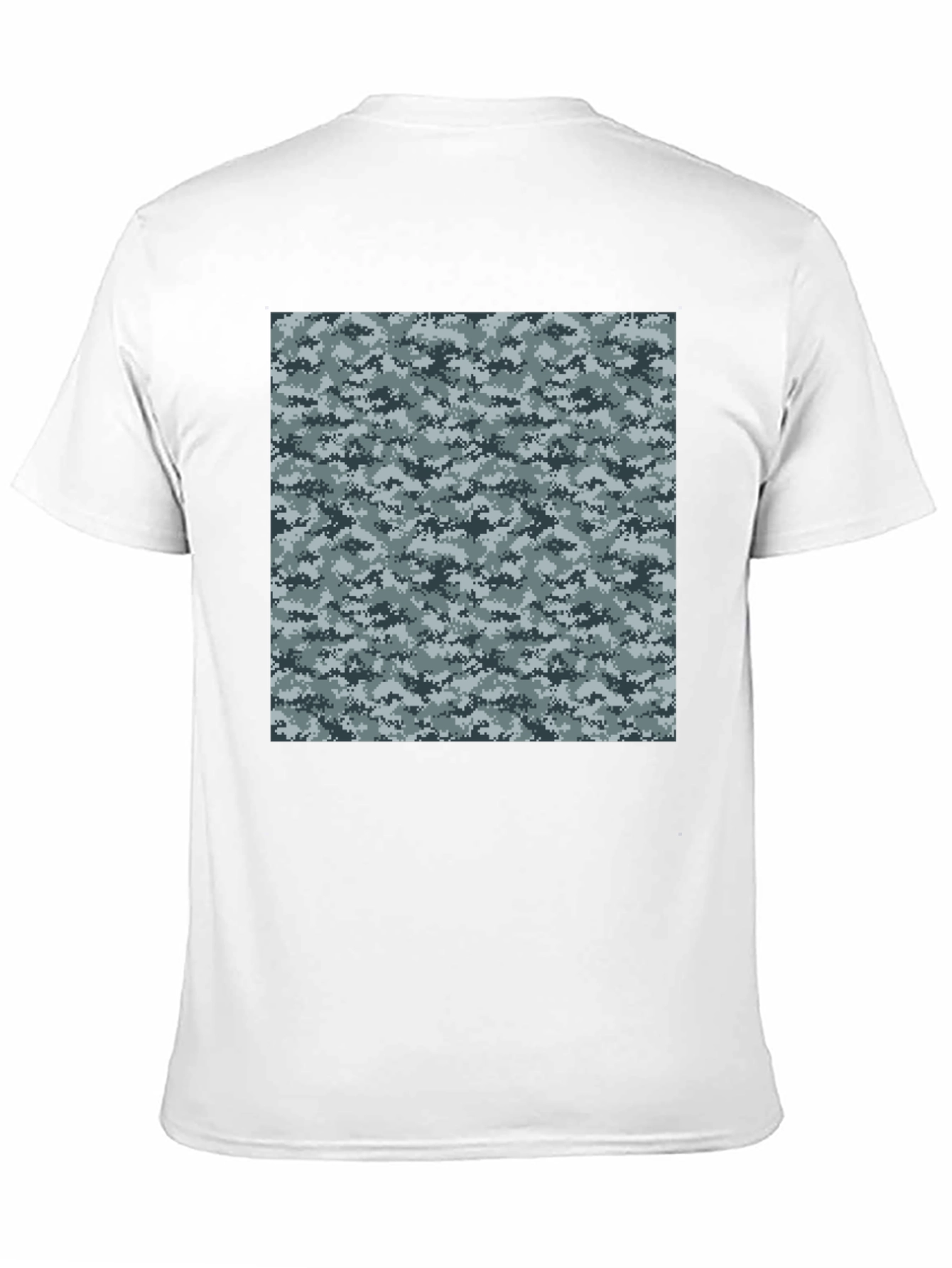 Black Urban Camo T-Shirt: Black Cotton Blend view 11