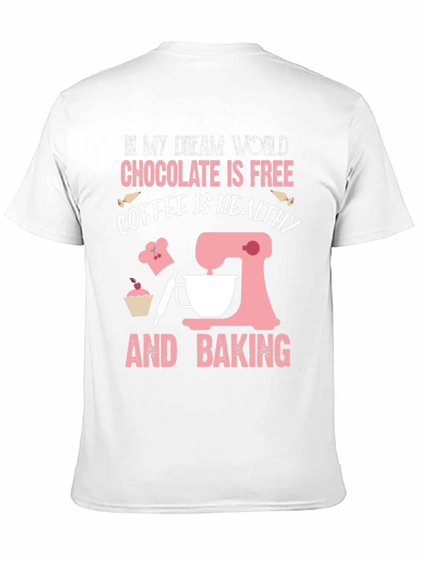 Black Dream World Baking T-Shirt view 11