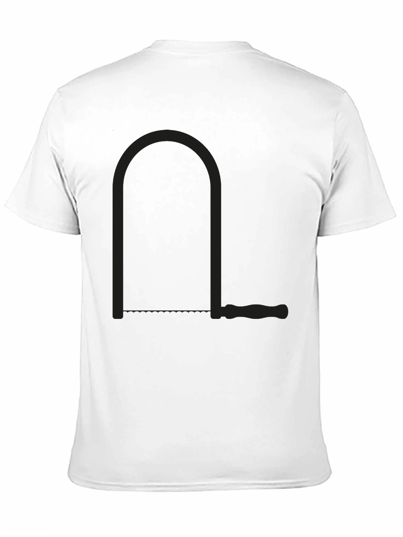 Black Black T-Shirt with Coping Saw Graphic view 11