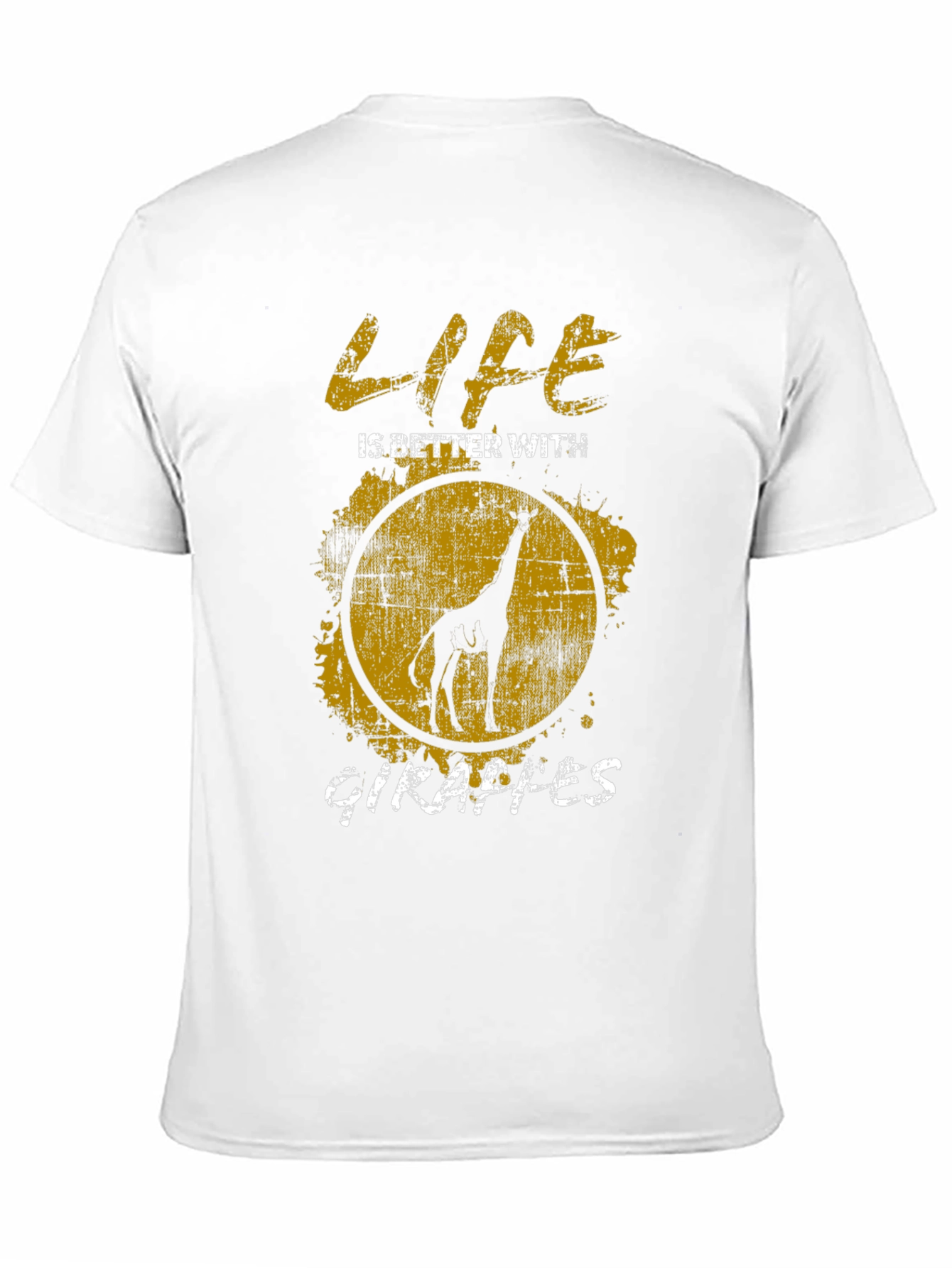 Black Life is Better with Giraffes T-Shirt view 11