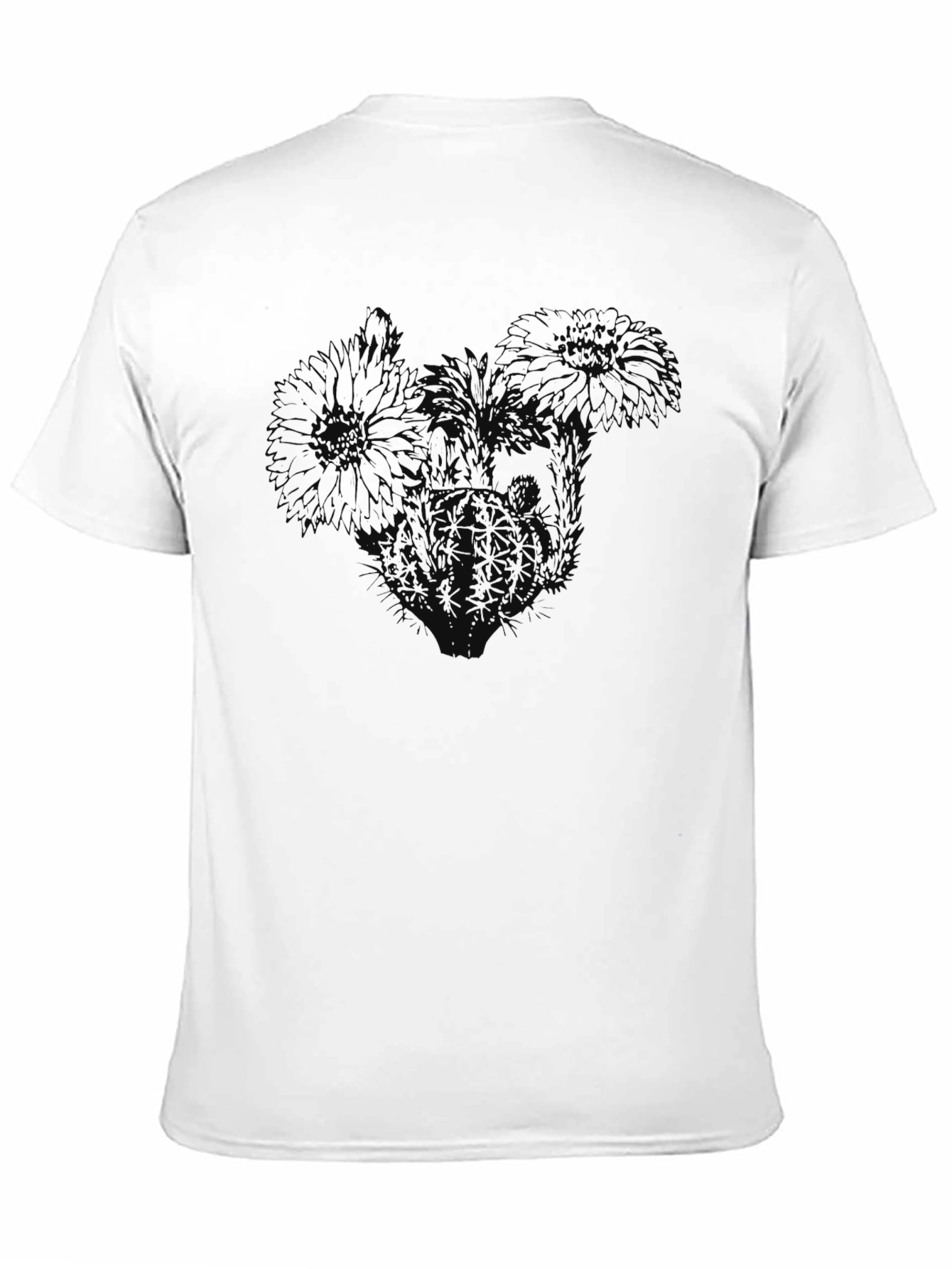 Black Black Floral Graphic Tee - Men's Casual Comfort view 11