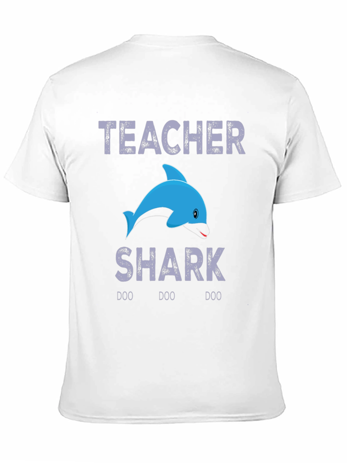 Black Teacher Shark Doo Doo T-Shirt view 11