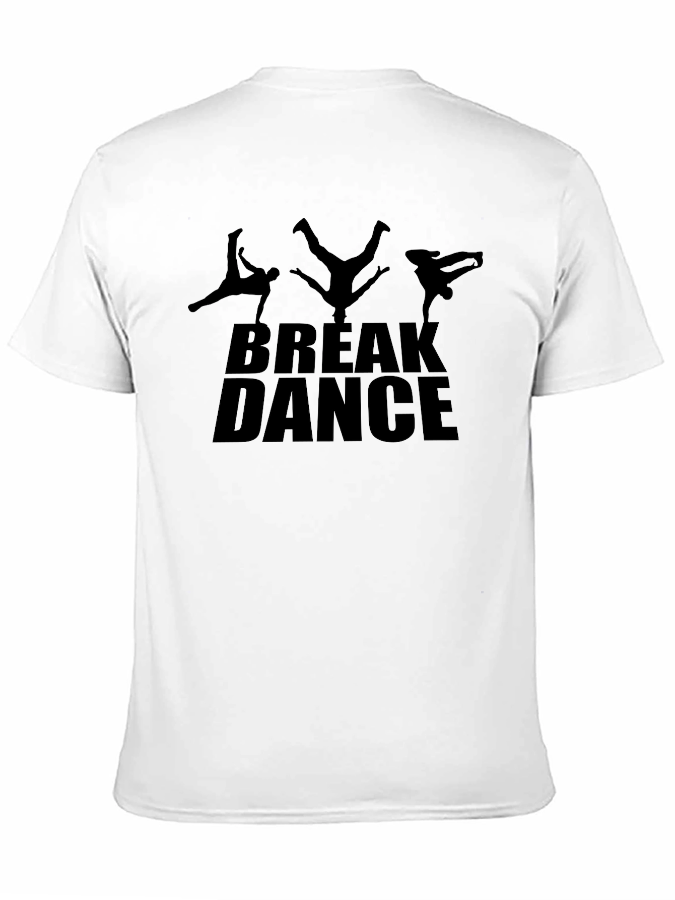 Black Break Dance Graphic Tee - Cool Dancer T-Shirt view 11