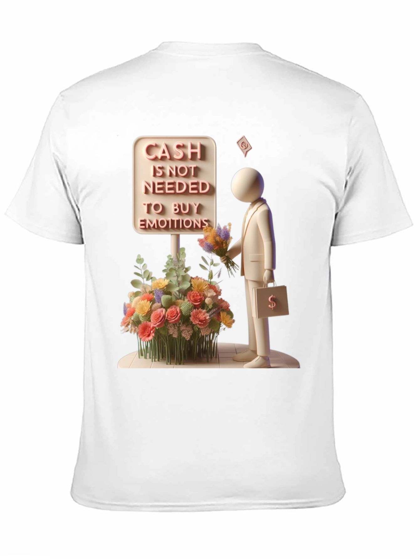 Black Emotional Investment Graphic Tee view 11