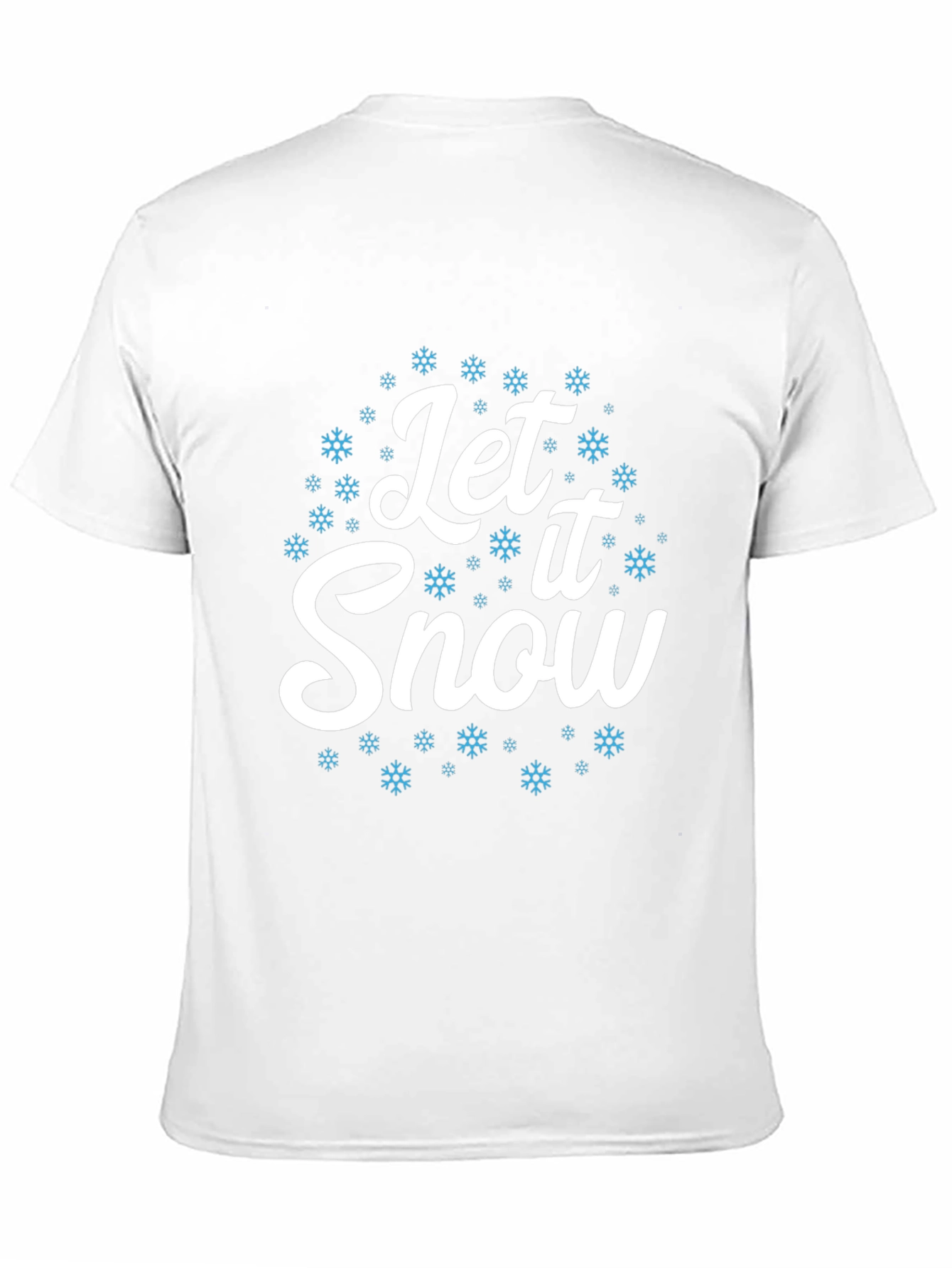 Black Let It Snow Graphic Tee - Holiday Season view 11