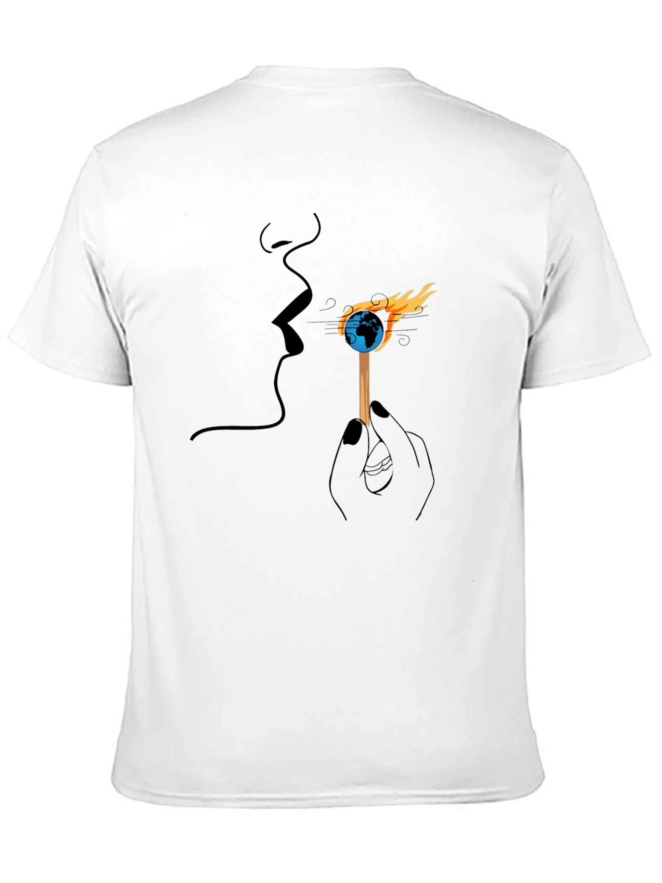 Black Earth on Fire Graphic Tee view 11