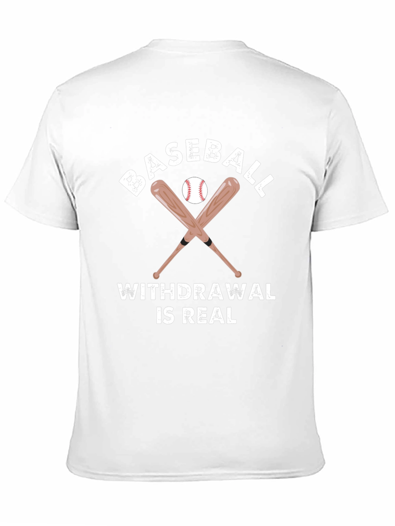 Black Baseball Withdrawal T-Shirt view 11