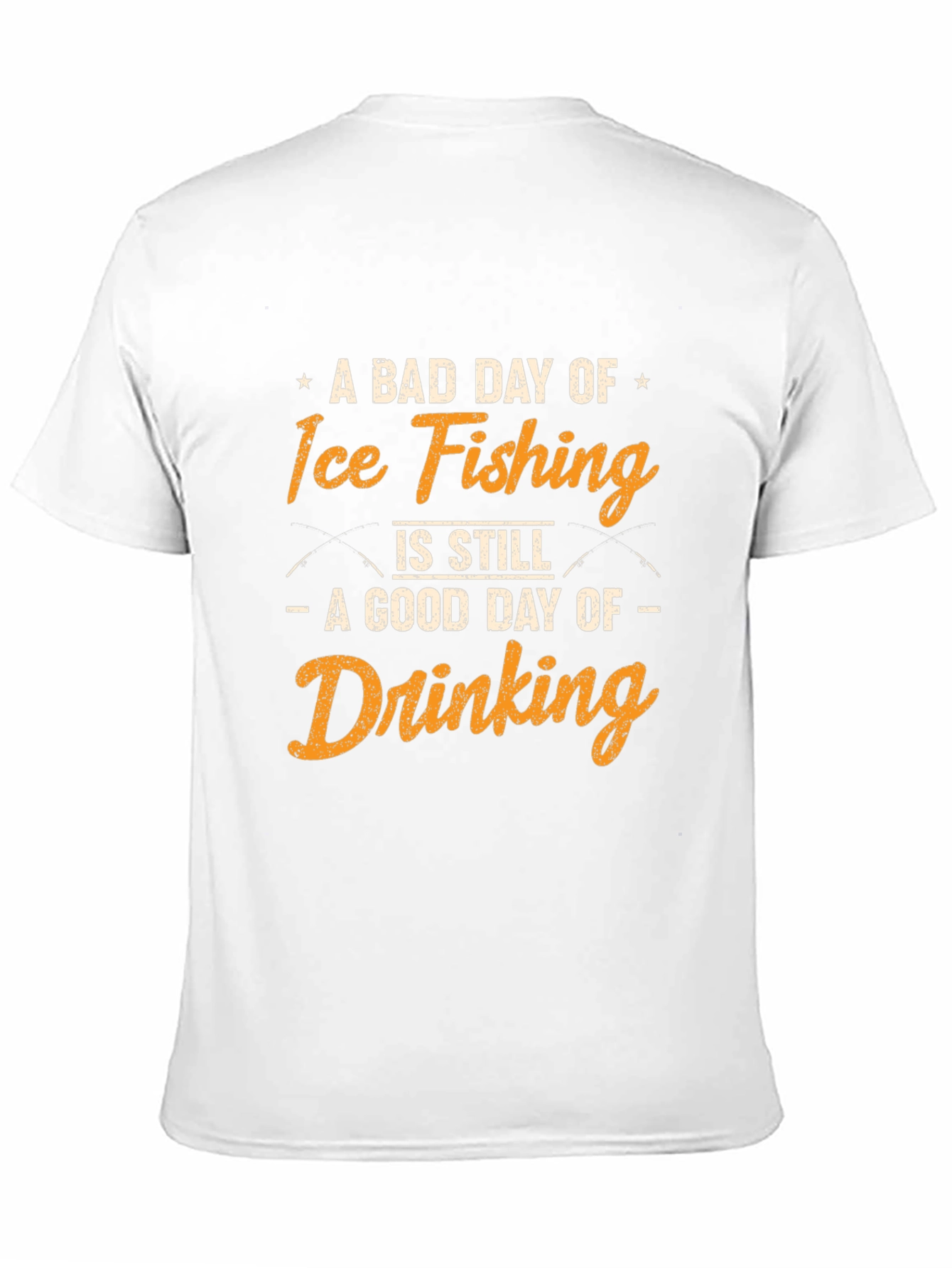 Black Ice Fishing & Drinking T-Shirt: Bad Day Still a Good Day! view 11