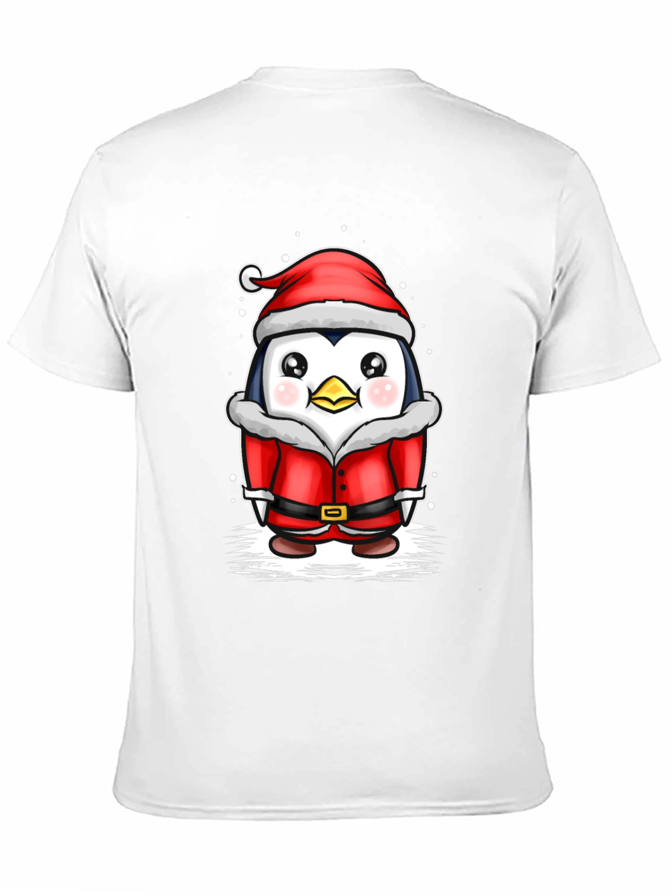 Black Penguin Santa T-Shirt - Holiday Cheer view 11