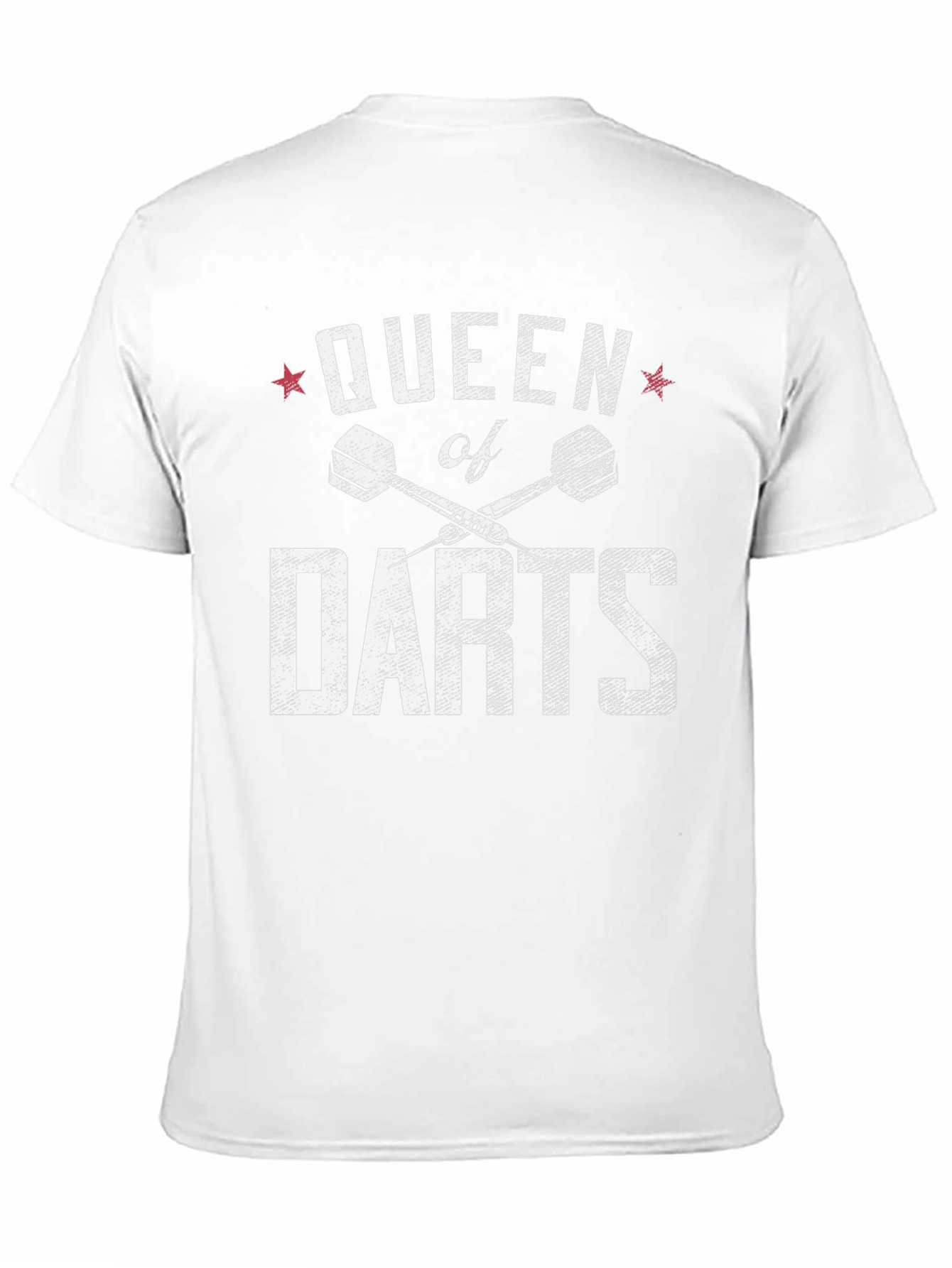 Black Queen of Darts Graphic T-Shirt - Black view 11