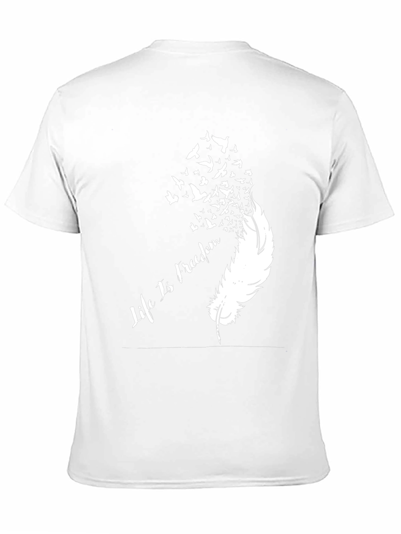 Black Life is Freedom Feather Bird T-Shirt view 11