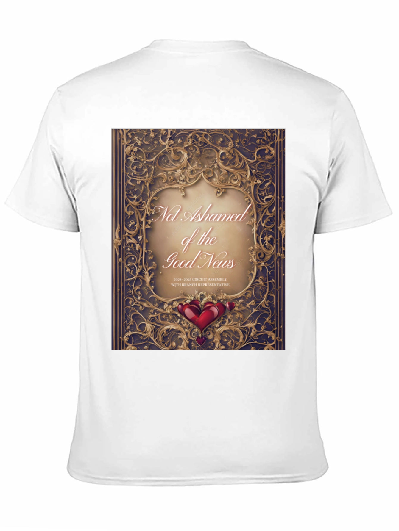 Black Not Ashamed T-Shirt - Good News Design view 11