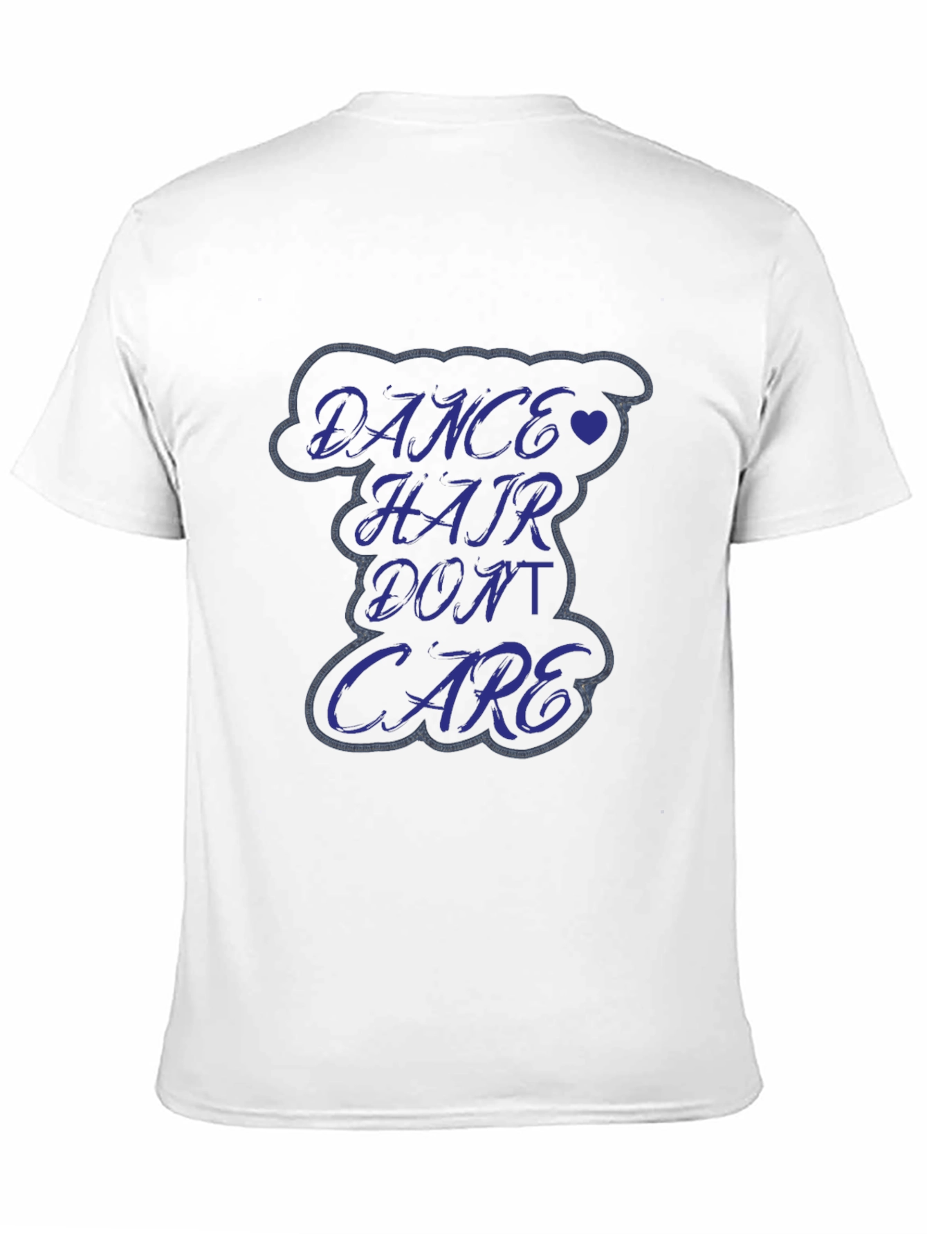 Black Dance Hair Don't Care Graphic Tee - Soft Cotton Comfort view 11